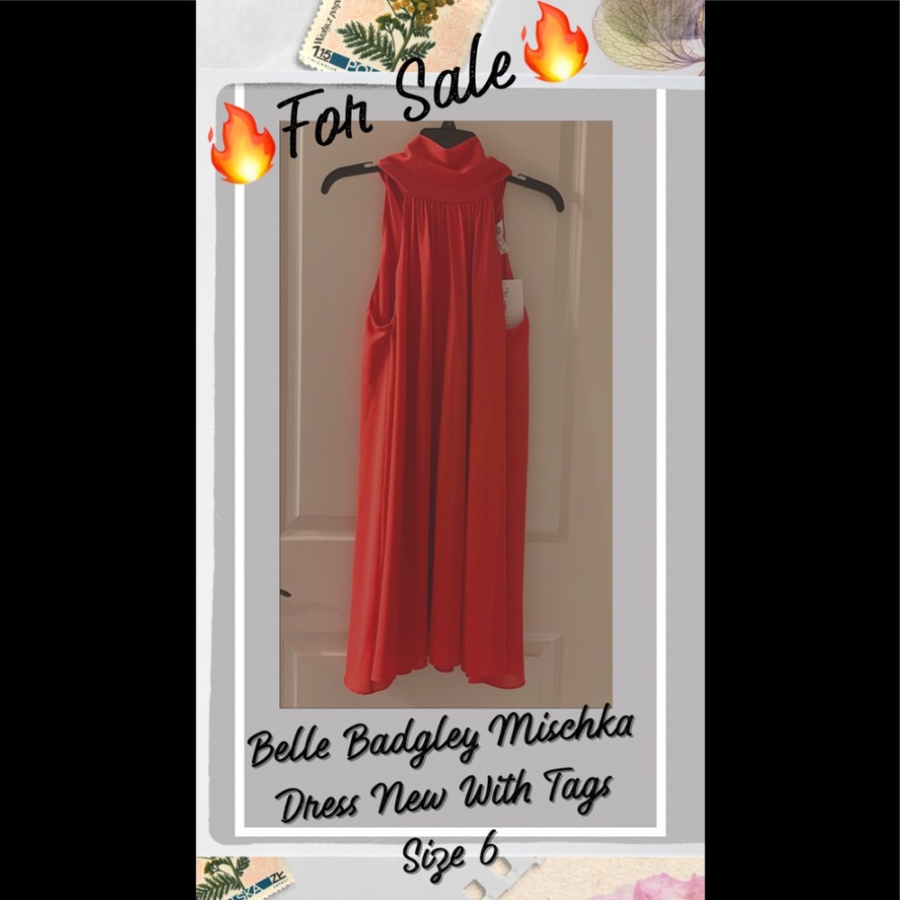 | (Sale) NEW Designer Belle Badgley Mischka Dress